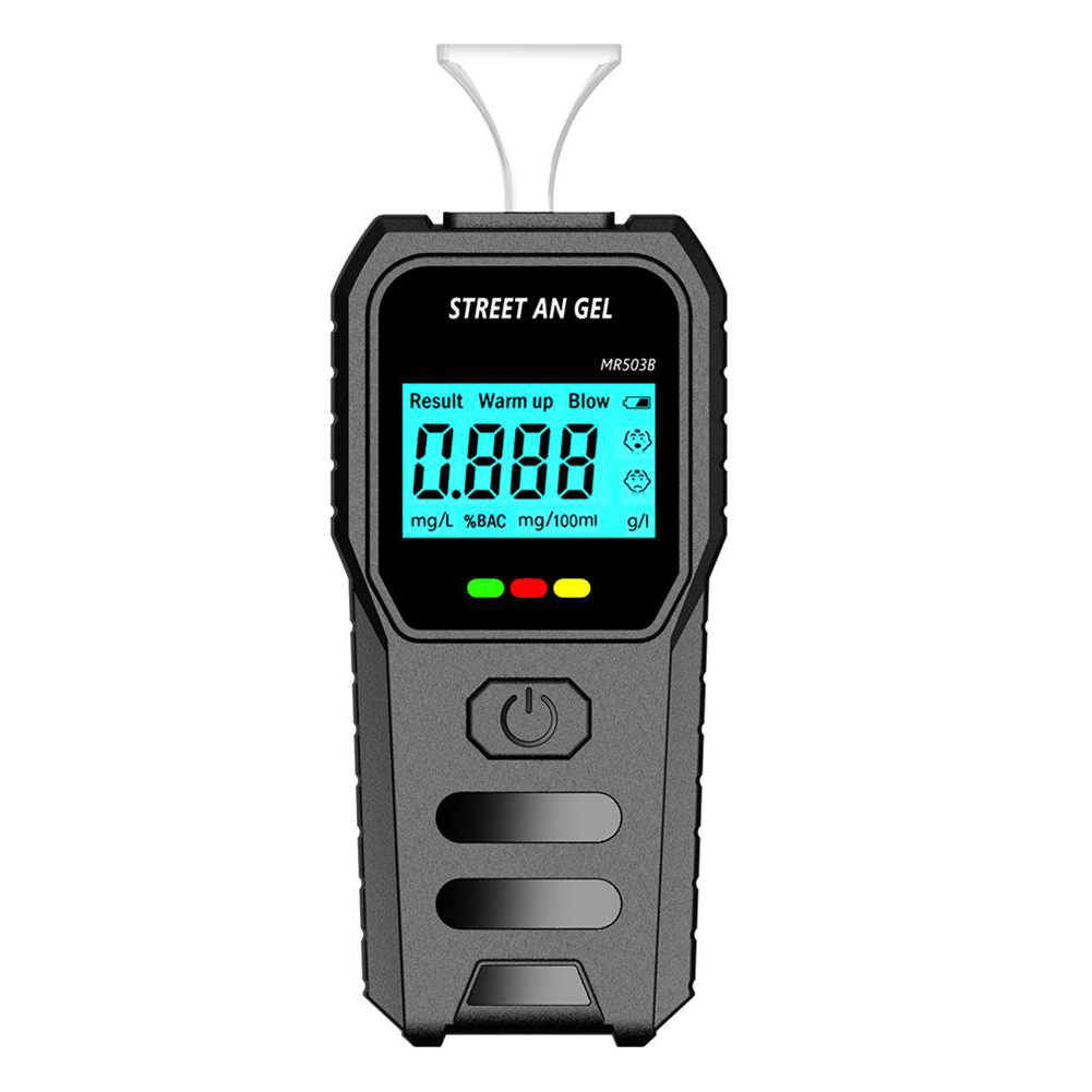 Home Security Measures - Portable Breathalyzer With Voice LED Screen