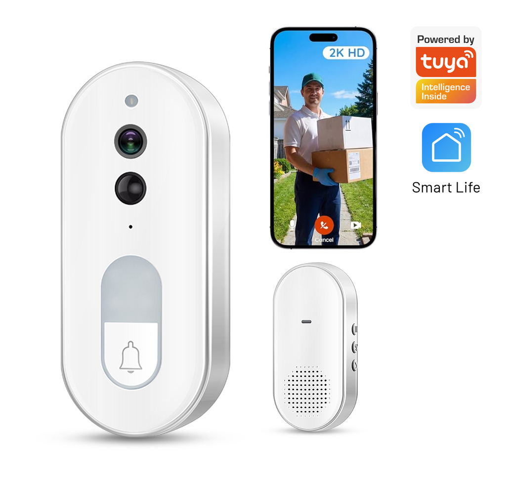 Home Security Google Camera - Tuya Smart Video Doorbell Wireless 1080P