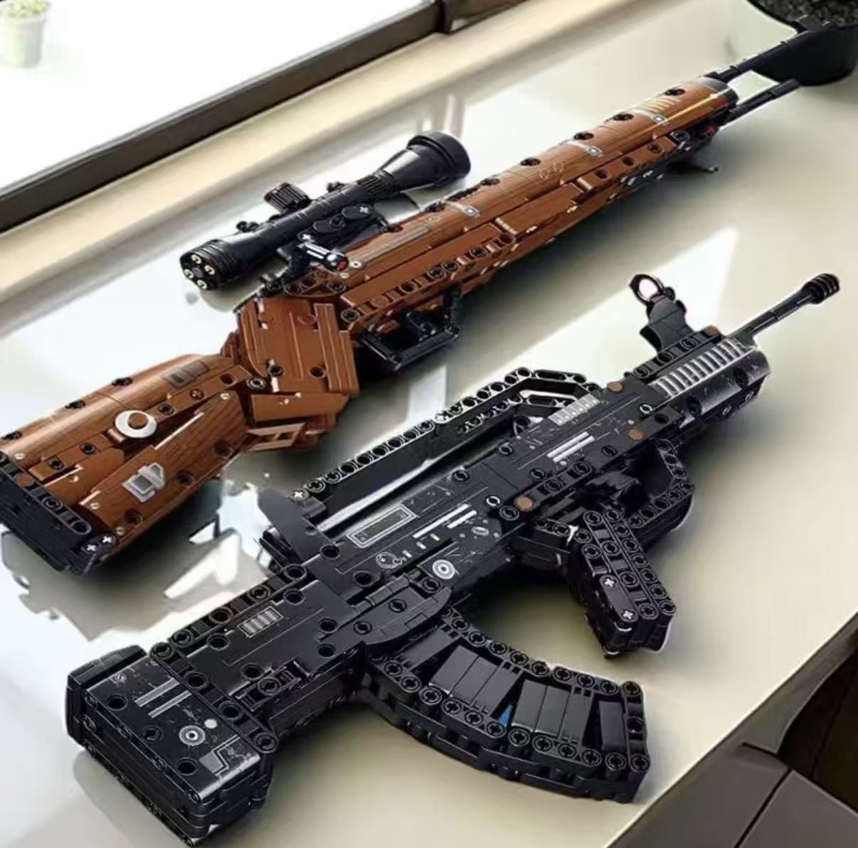 Home Security Gun - Building Blocks Gun 98k Sniper Rifle