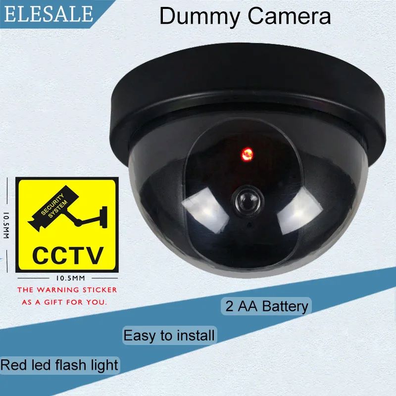 Fake Camera Dummy - Dummy Camera Flashing Led Fake Camera