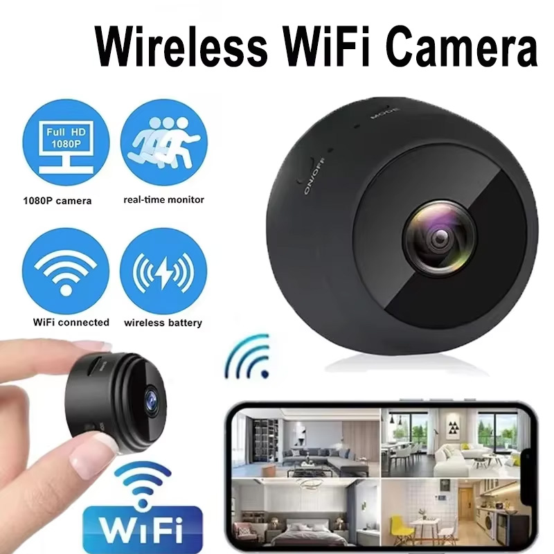 Home Security For Apartments - New A9 Camera Wifi 1080p HD