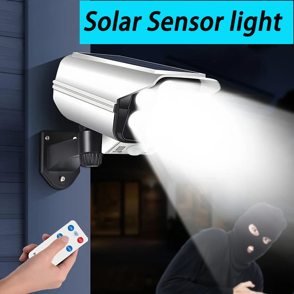 Fake Camera Dummy - 77 LED Outdoor Motion Sensor Solar