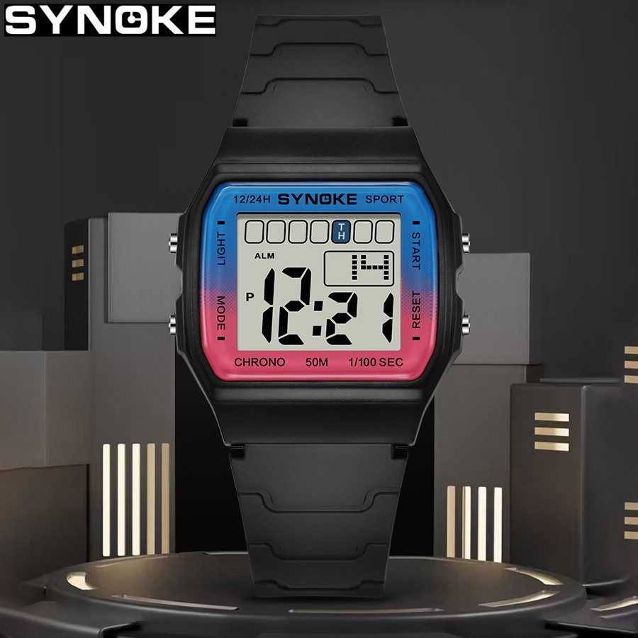 Home Security Electronics - SYNOKE Student Electronic Watch Unisex Sport