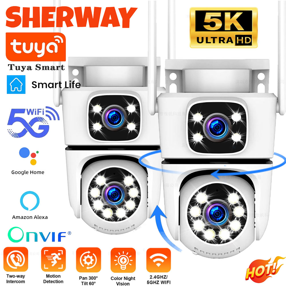 Home Security Google Camera - 4K Tuya Home Security Outdoor 5G