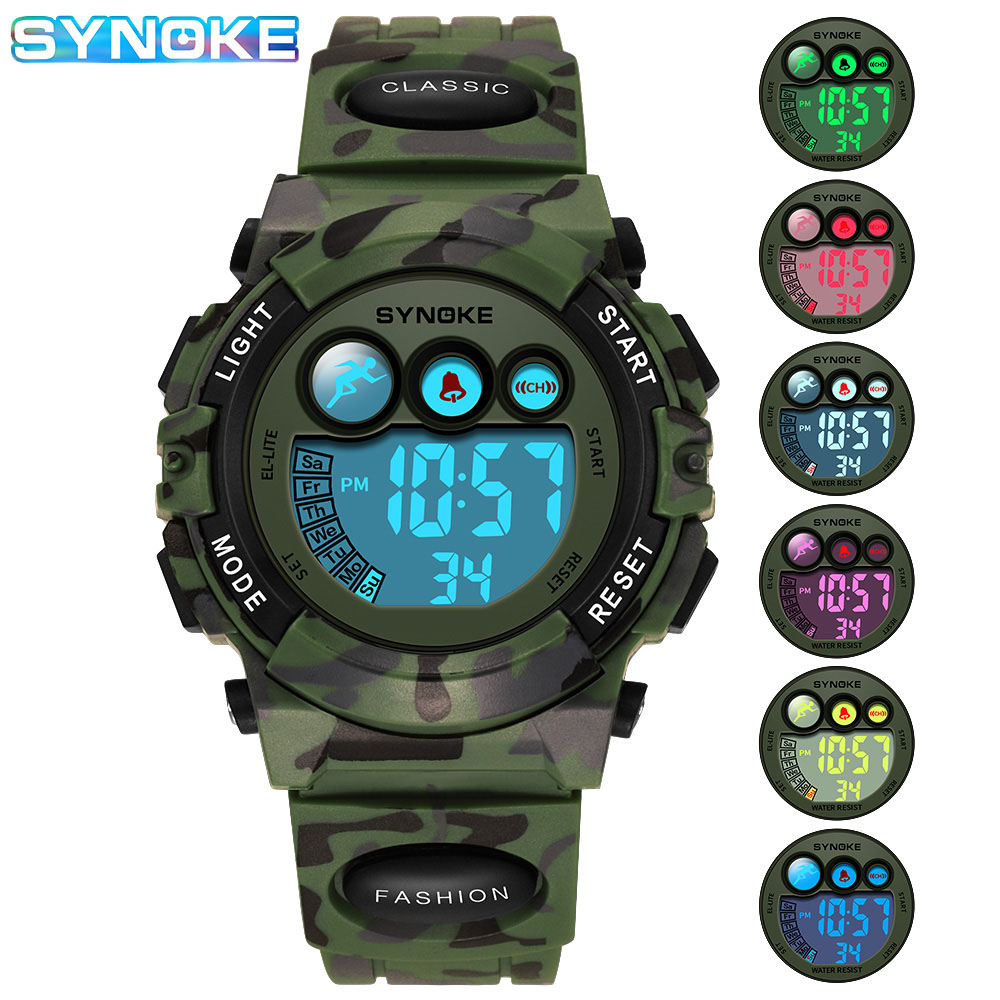 Home Security Electronics - SYNOKE Student Sport Watches For Kids