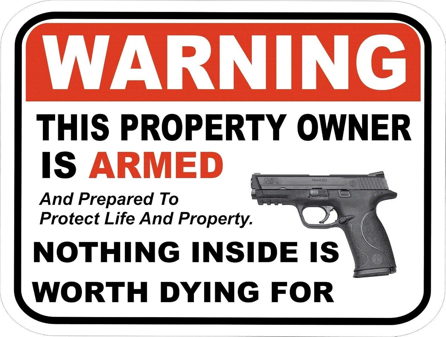 Home Security Gun - Eeypy Gun Pistol Warning Home Business