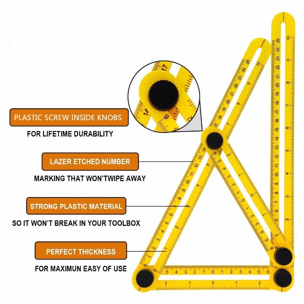 Protractor Multi Angle Ruler T - Home Security Measures review and price