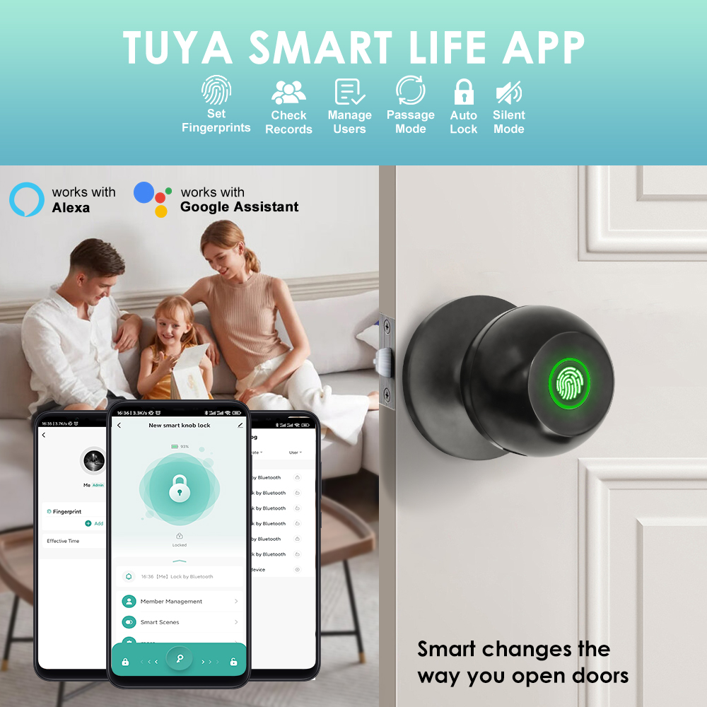 Tuya Electronic Door Lock Smar - Home Security For Apartments review and price
