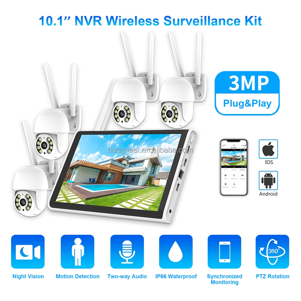 2026 Hongnaer 3MP 4 Channel Wi - Home Security Nvr review and price