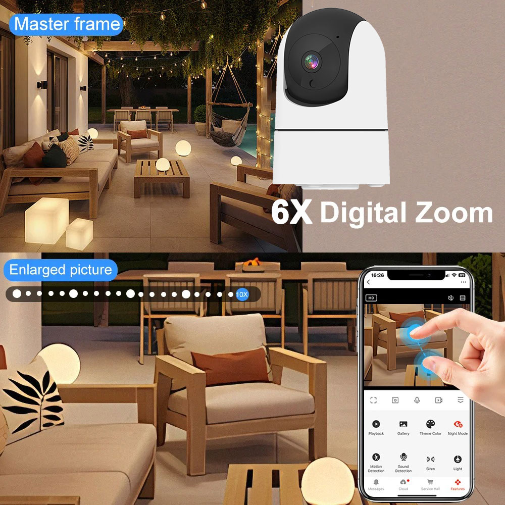 6MP WiFi Camera Tuya Smart Hom - Home Security Google Camera review and price