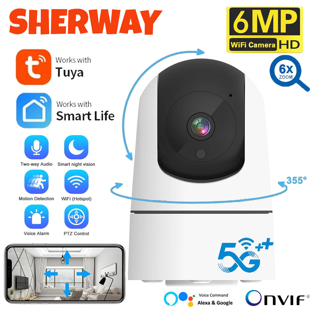 6MP WiFi Camera Tuya Smart Hom - Home Security Google Camera review and price