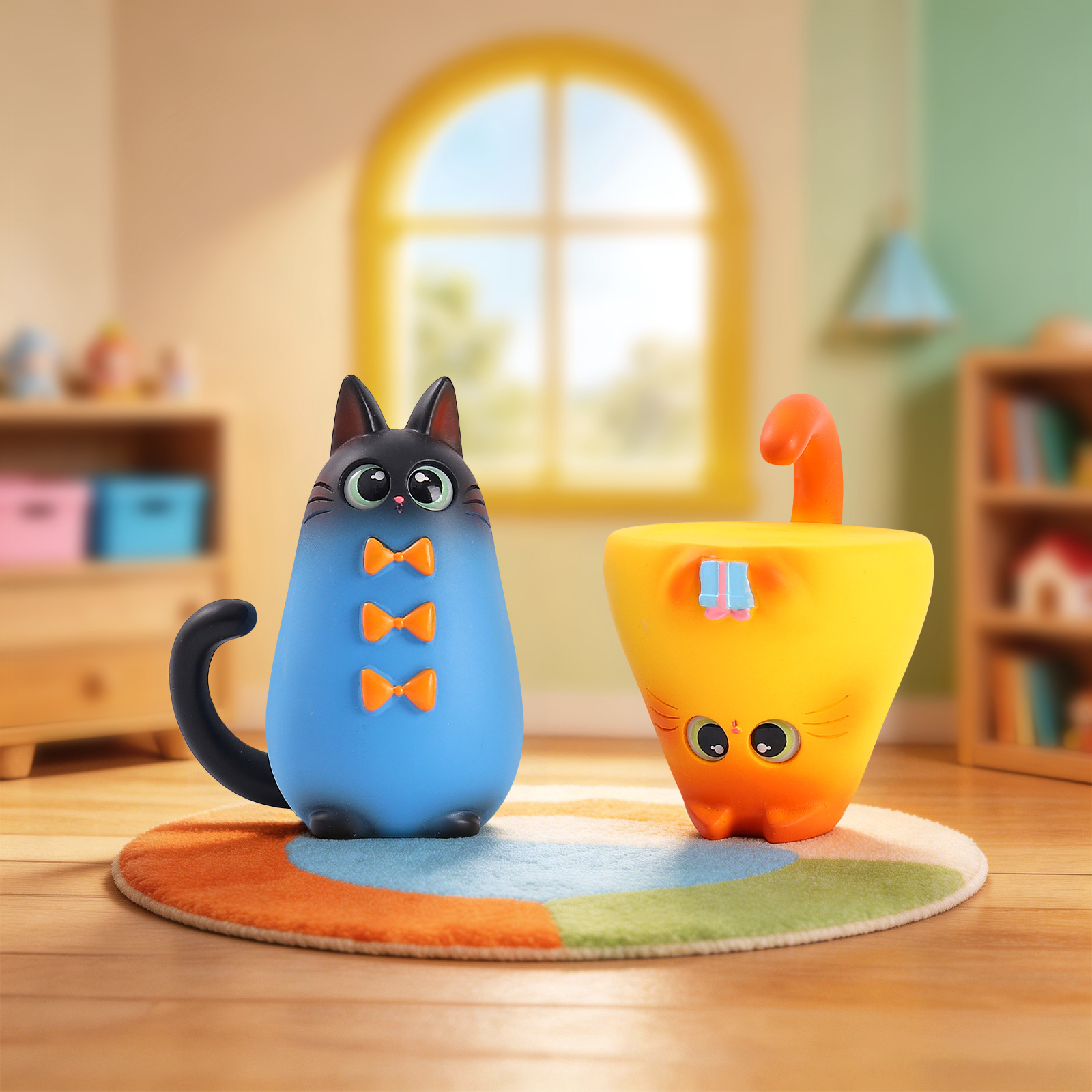Blind Box Cat Figurine Resin C - Home Security For Apartments review and price