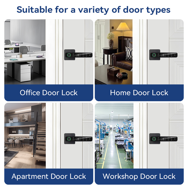 XSDTS Tuya Handle Fingerprint  - Home Security For Apartments review and price