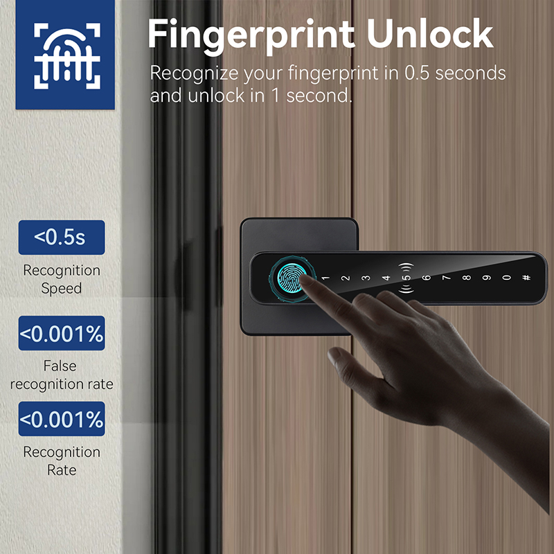 XSDTS Tuya Handle Fingerprint  - Home Security For Apartments review and price