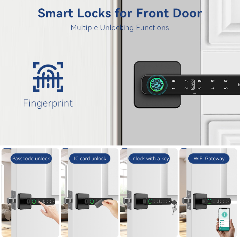 XSDTS Tuya Handle Fingerprint  - Home Security For Apartments review and price