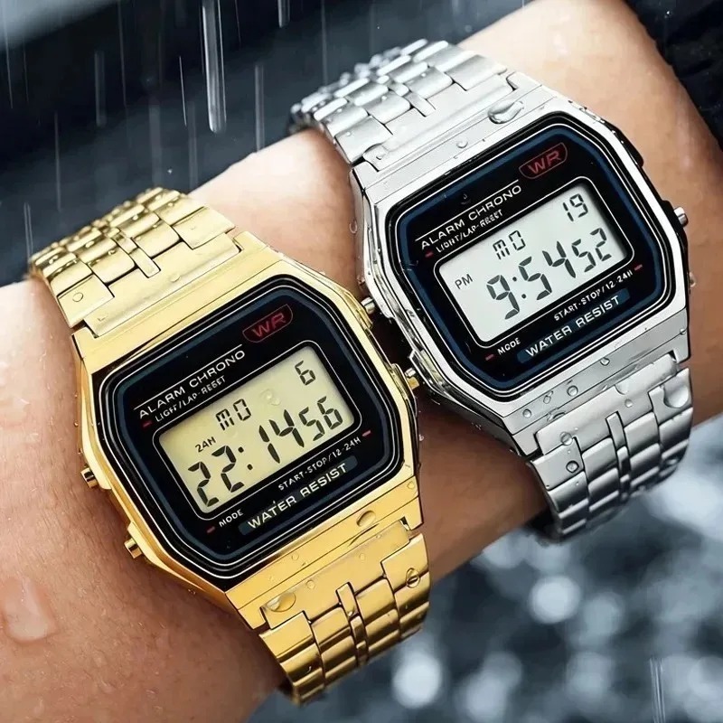 Luxury F91W Steel Band Watches - Home Security Electronics review and price