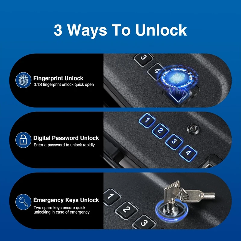 Gun Safe Box Hidden Portable H - Home Security Gun review and price