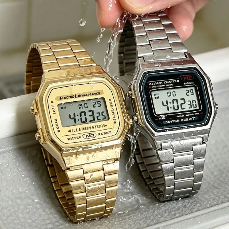 F91W Band Watch Waterproof Ret - Home Security Electronics review and price