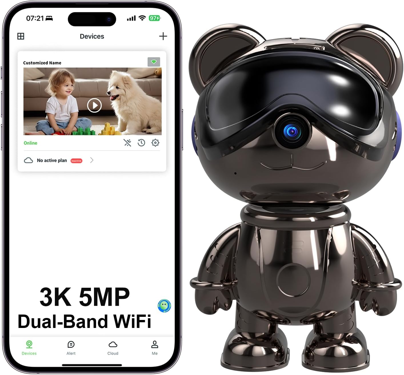 Indoor WiFi Security Camera, 5 - Home Security Google Camera review and price