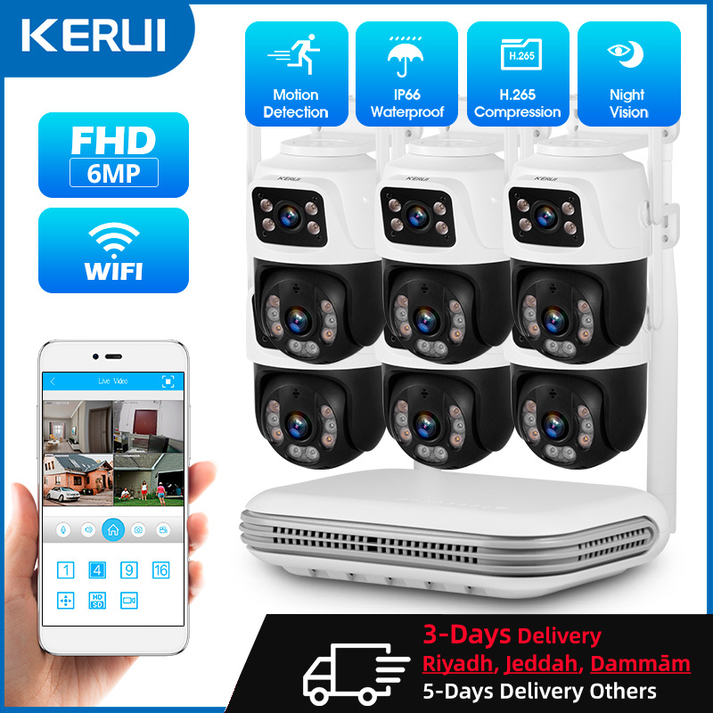 KERUI Waterproof 6MP HD Wirele - Home Security Nvr review and price