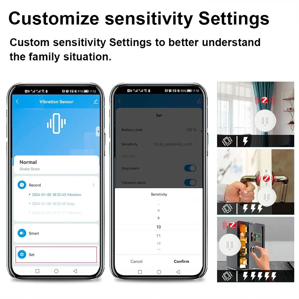 Tuya ZigBee Smart Vibration &  - Home Security Alarm System review and price