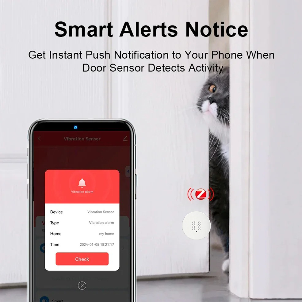 Tuya ZigBee Smart Vibration &  - Home Security Alarm System review and price