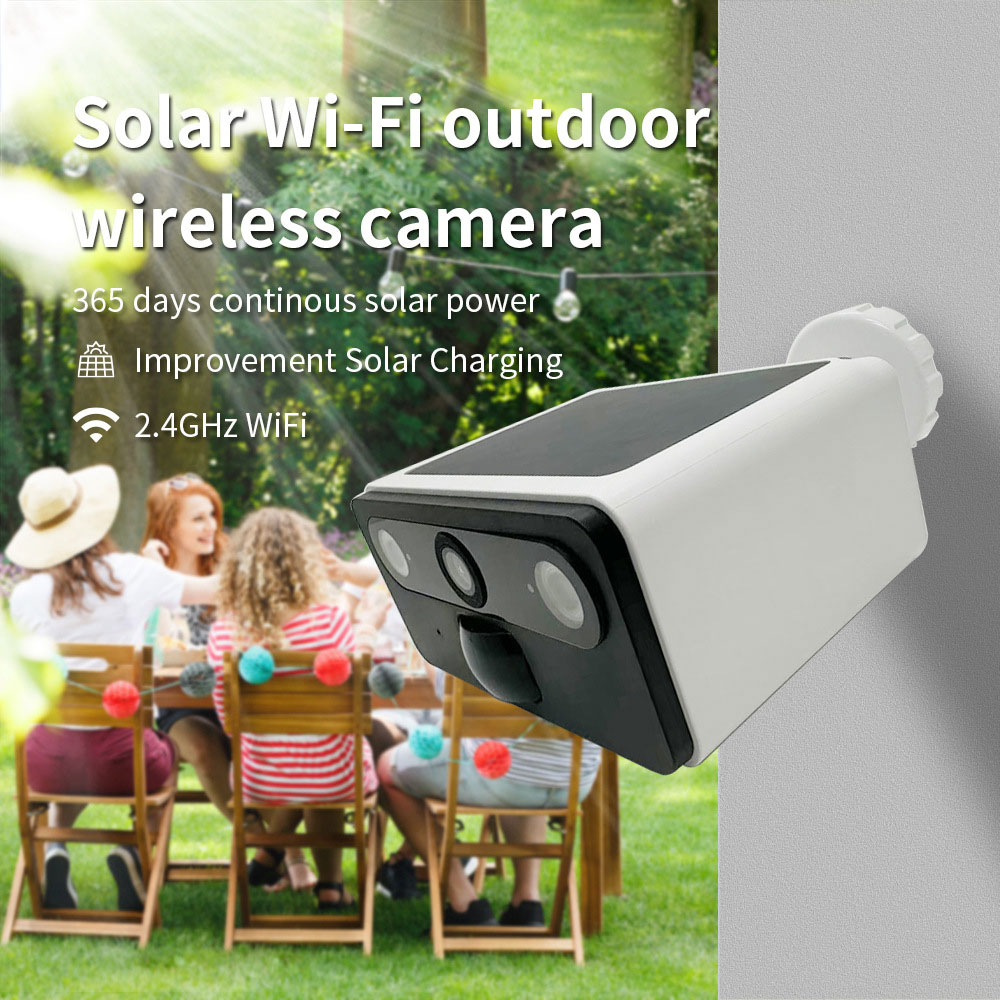 2K Tuya Solar Security Camera  - Home Security Google Camera review and price