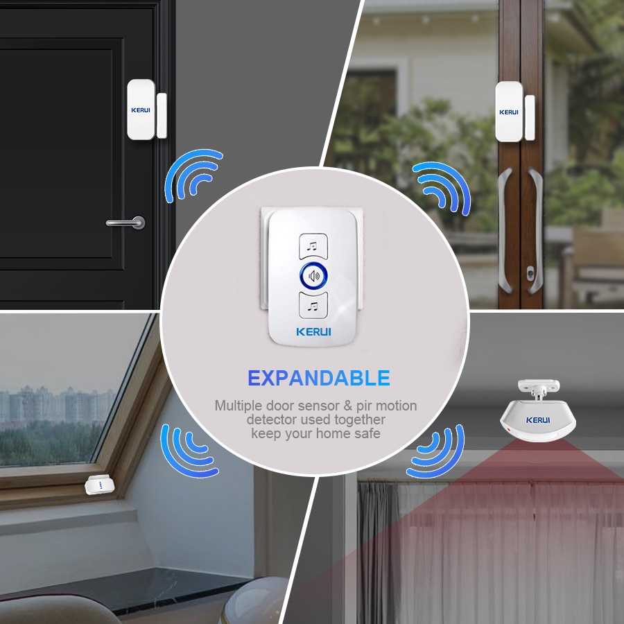 KERUI M525 Wireless DoorBell B - Home Security Options review and price