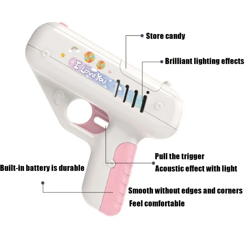 Cute Love Surprise Gun Lollipo - Home Security Gun review and price