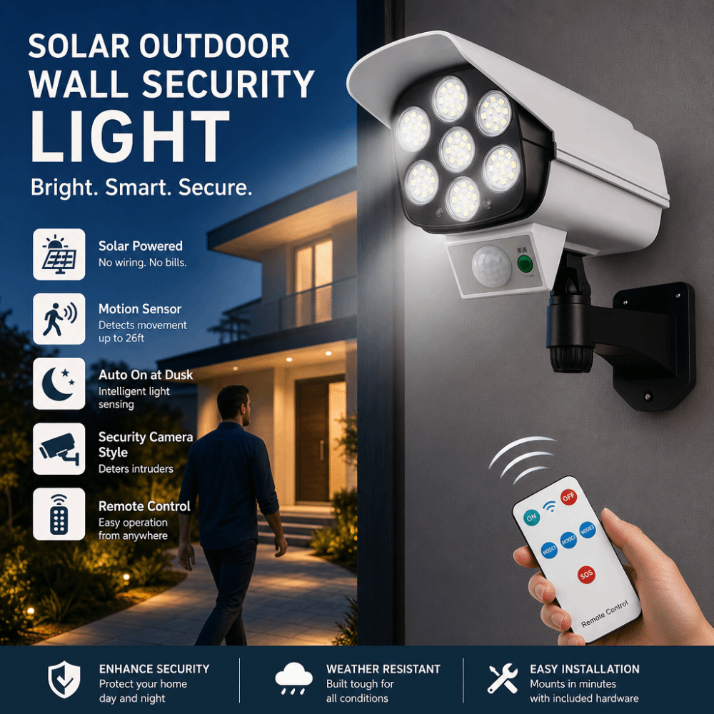 Waterproof Solar Motion Sensor - Fake Camera Dummy review and price