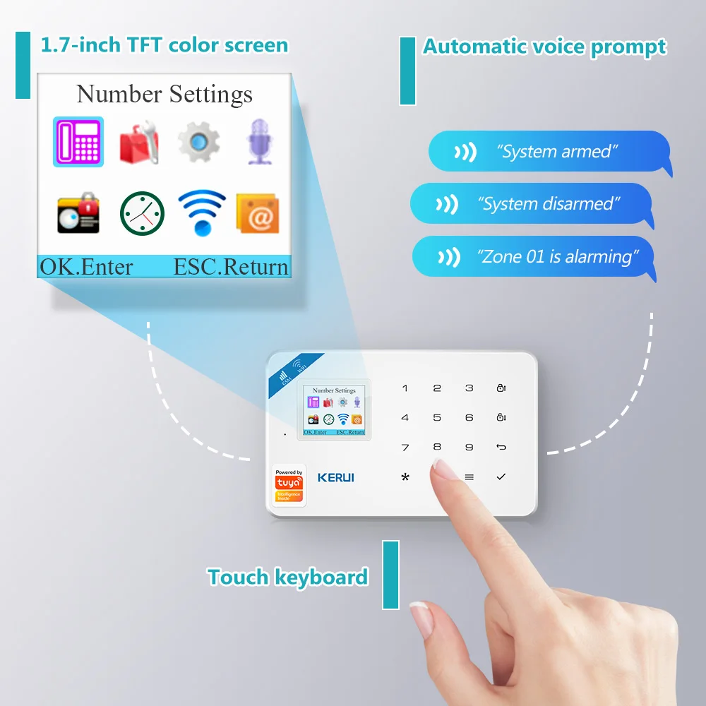 KERUI W181 Alarm System Securi - Home Security Google Camera review and price