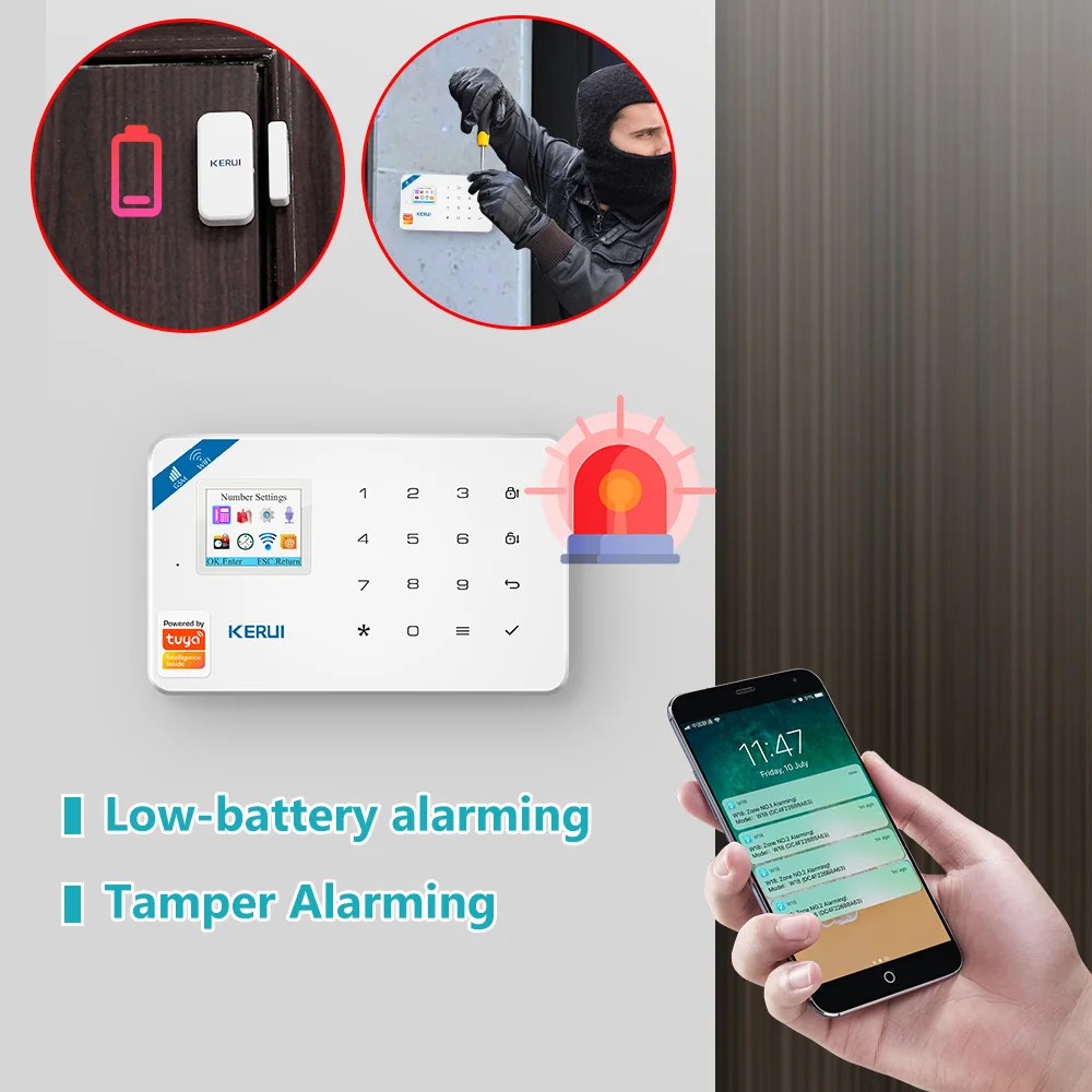KERUI W181 Alarm System Securi - Home Security Google Camera review and price