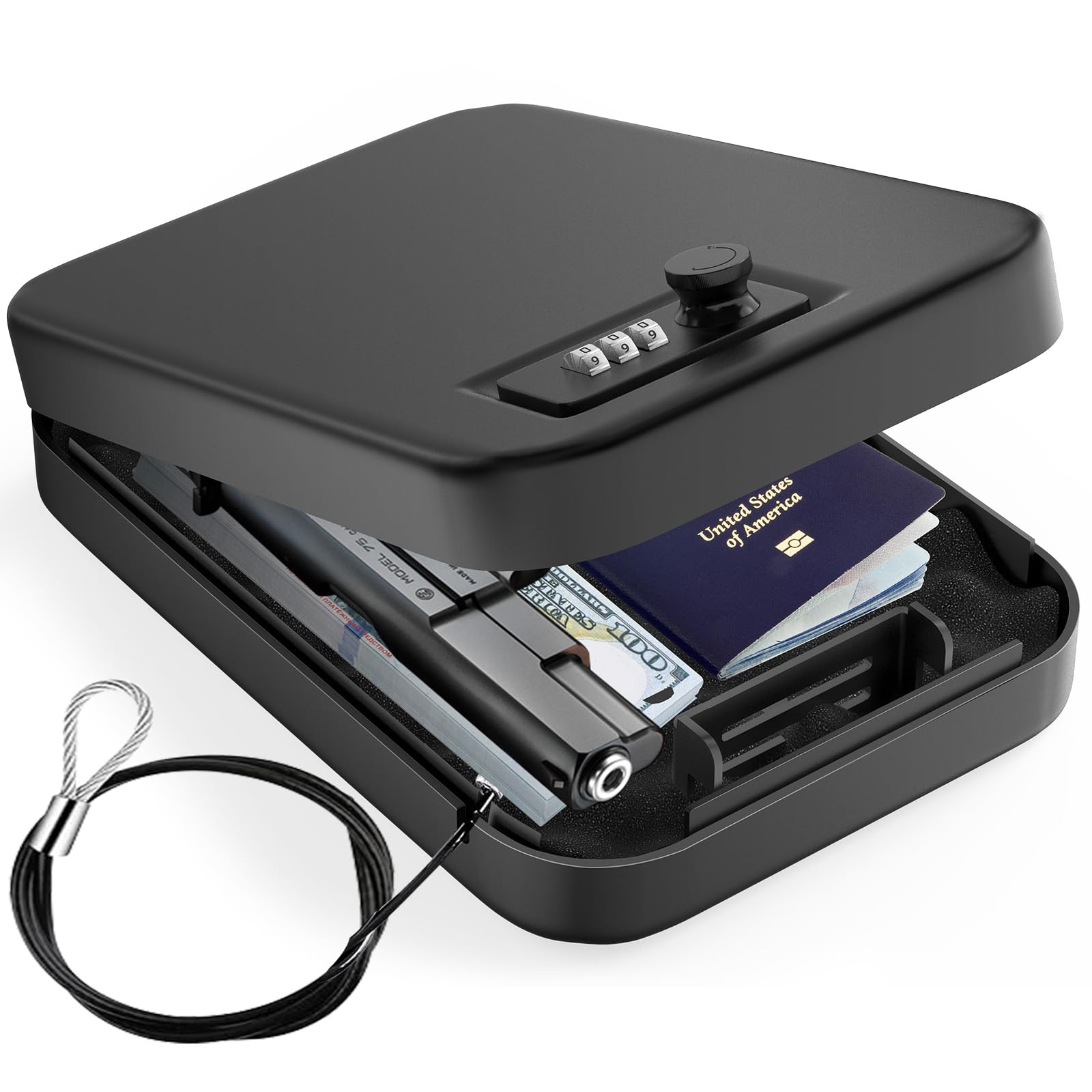 Security Safe Box Personal Saf - Home Security Gun review and price