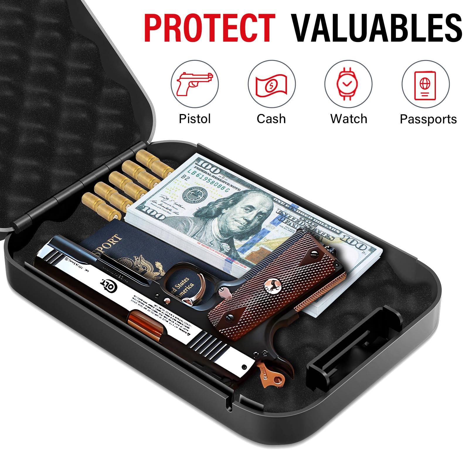 Security Safe Box Personal Saf - Home Security Gun review and price